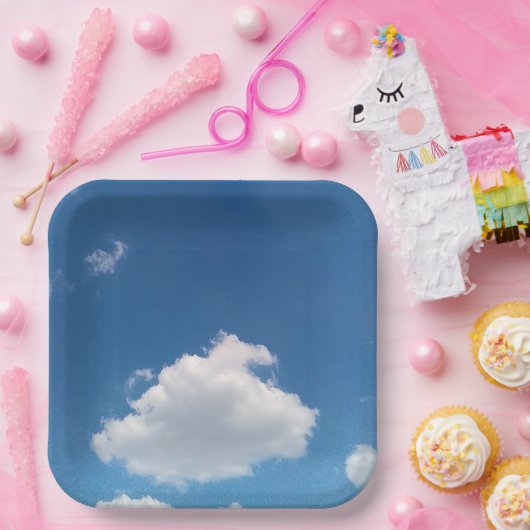 A simple cloud pappteller (Party)