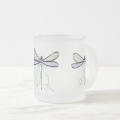 A SIMPLE DRAGONFLY FROSTED MUG MATTGLASTASSE (VorderseiteRechts)