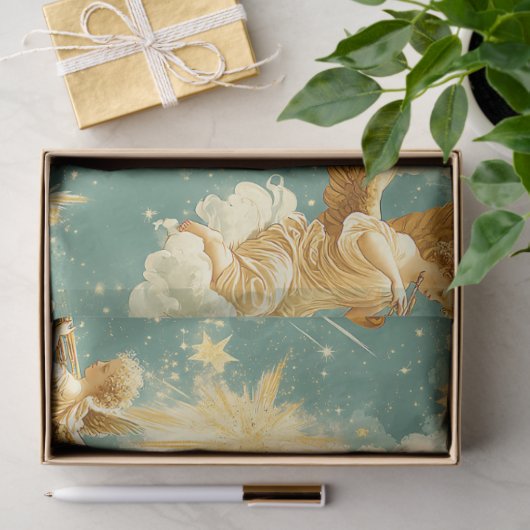 A Singing Angel Choir Series Design #11 Seidenpapier (Geschenk)