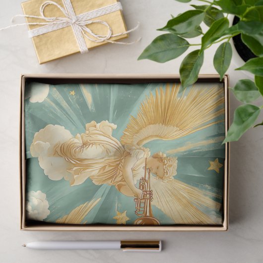 A Singing Angel Choir Series Design #12 Seidenpapier (Geschenk)