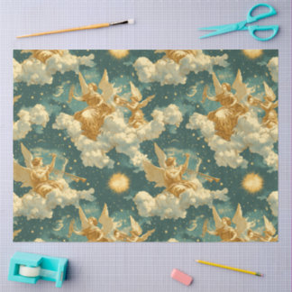 A Singing Angel Choir Series Design #13 Seidenpapier