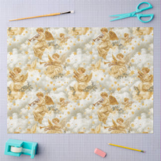 A Singing Angel Choir Series Design #15 Seidenpapier