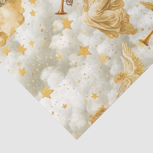 A Singing Angel Choir Series Design #15 Seidenpapier (Ausschnitt)