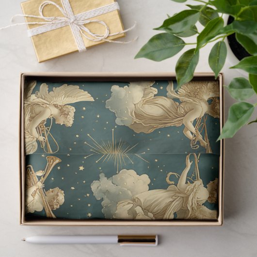 A Singing Angel Choir Series Design #16 Seidenpapier (Geschenk)