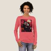 A Skeletal Couple Stands In An Eternal Embrace  Tri-Blend Shirt (Volle Vorderseite)