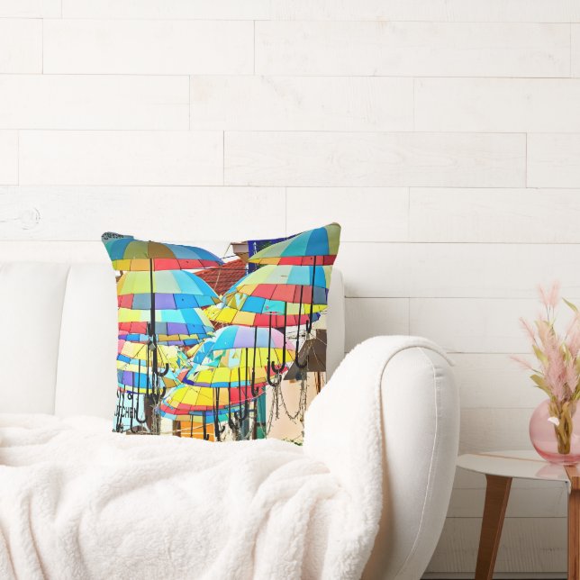 A Sky of Umbrellas in Siem Reap Kissen (Liege)