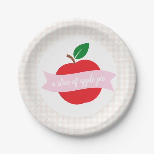 A Slice of Apple Pie Pappteller (Vorderseite)