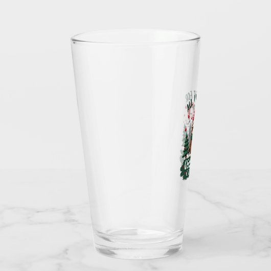 A Sloth For Christmas. Cute, Christmas Sloth With  Glas (Rechts)