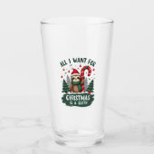 A Sloth For Christmas. Cute, Christmas Sloth With  Glas (Vorderseite)