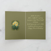 A Small Bouquet Of Daffodils Karte (Innenseite)