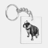 A Small Calm Schlüsselanhänger (Vorderseite links)