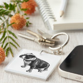 A Small Calm Schlüsselanhänger (Vorderseite rechts)