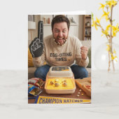 A Small Crack, A Big Celebration Karte (Gelbe Blume)