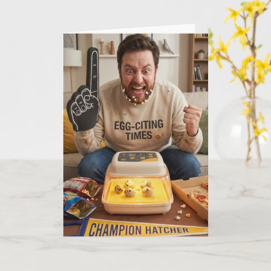 A Small Crack, A Big Celebration Karte (Gelbe Blume)