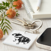 A Small Seat of Calm Schlüsselanhänger (Vorderseite rechts)