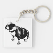 A Small Seat of Calm Schlüsselanhänger (Rückseite)