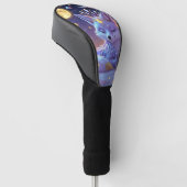 A small Star Whisper Moonlit Fox sleeping peaceful Golf Headcover (angewinkelt)