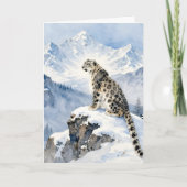 A Snow Leopard Poem Karte (Vorderseite)