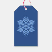 A Snowman Christmas Geschenkanhänger (Rückseite)