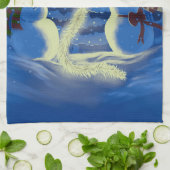 A Snowman Christmas Geschirrtuch (Gefaltet)