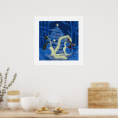 A Snowman Christmas Poster (Küche)