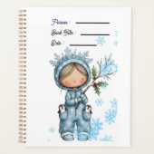 A Snowy Day Book Planner Cover Planer (Vorderseite)