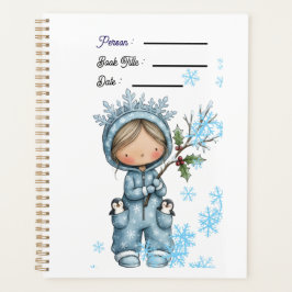 A Snowy Day Book Planner Cover Planer