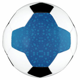 A soccer ball design with black and white