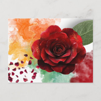 A Soft Bloom Inspirational Postcard Postkarte