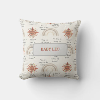 A soft, boho-inspired baby design kissen
