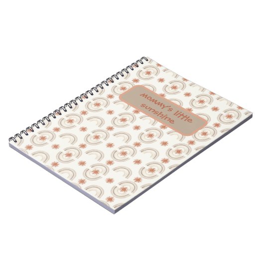 A soft, boho-inspired baby design notizblock (Linke Seite)