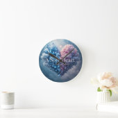 A Soft Heart in a Hard World Wall Clock – Crystal  Runde Wanduhr (Zuhause)