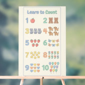 A soft pastel numbers🧸✨ acrylschild (Neutral)