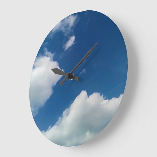 A softness to the clouds große wanduhr (Winkel)