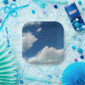 A softness to the clouds pappteller (Party)