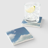 A softness to the clouds steinuntersetzer (Seitenansicht)