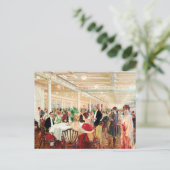 A Soirée | Victor Gabriel Gilbert Postkarte (Stehend Vorderseite)