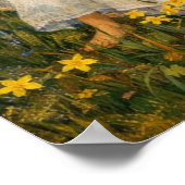 A Song of Springtime by John William Waterhouse Poster (Ecke)