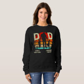 A Sons First Helden Vater A Daughters First Vather Sweatshirt (Vorne ganz)