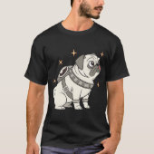 A Space Dog's Cosmic Journey T-Shirt (Vorderseite)