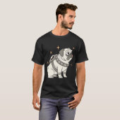 A Space Dog's Cosmic Journey T-Shirt (Vorne ganz)