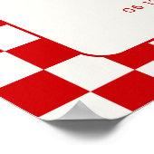 A Special Delivery Pizza Baby Shower Welcome Poster (Ecke)