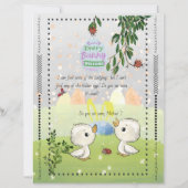 A Special Message from the Easter Bunny Watercolor (Rückseite)