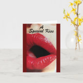 A **SPEZIELLE KISS** FÜR MEINE LIEBLINGSVALENTINE KARTE (Gelbe Blume)