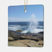 A Splash of Adventure at Schoodic Point Keramikornament (Links)