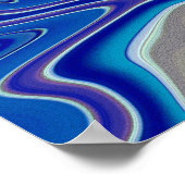 A Splash of Blue  Poster (Ecke)