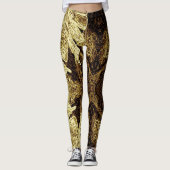 A Splash Of Golden Brown 2 Leggings (Vorderseite)