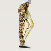A Splash Of Golden Brown Leggings (Rechts)
