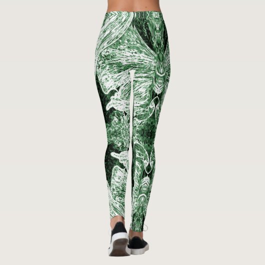 A Splash Of Green 2 Leggings (Rückseite)