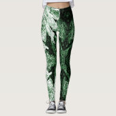 A Splash Of Green 2 Leggings (Vorderseite)